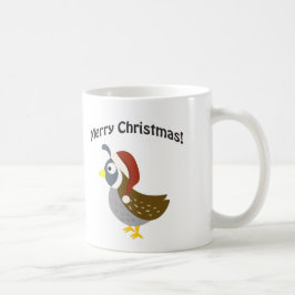 Taza De Café ¡Felices Navidad! Codornices de Santa
