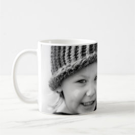 Taza De Café Felices Navidad de la foto de encargo con nombre