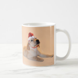 Taza De Café Felices Navidad - laboratorio amarillo