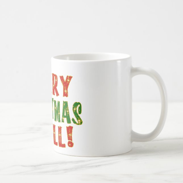 Taza De Café ¡Felices Navidad usted! (Derecha)