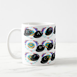 Taza De Café Felices saludos para ti tema felicidad