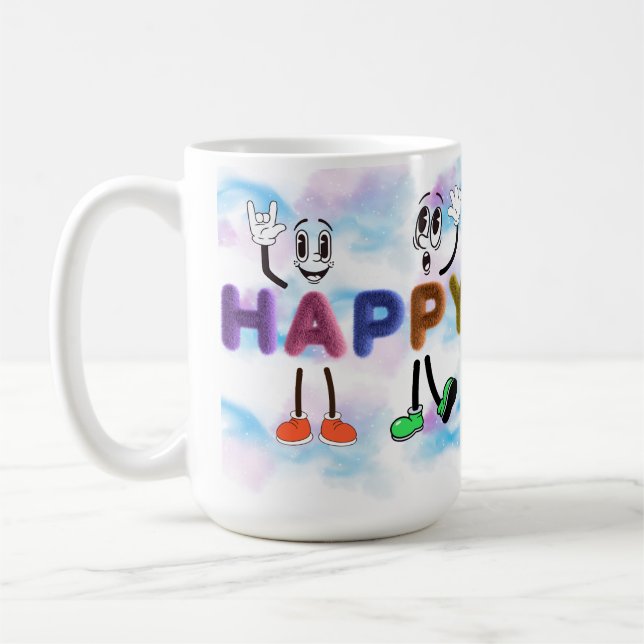 Taza De Café Felices Vibes (Izquierda)