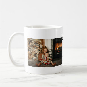Taza De Café Felices vibraciones niños Navidades familiares Inv
