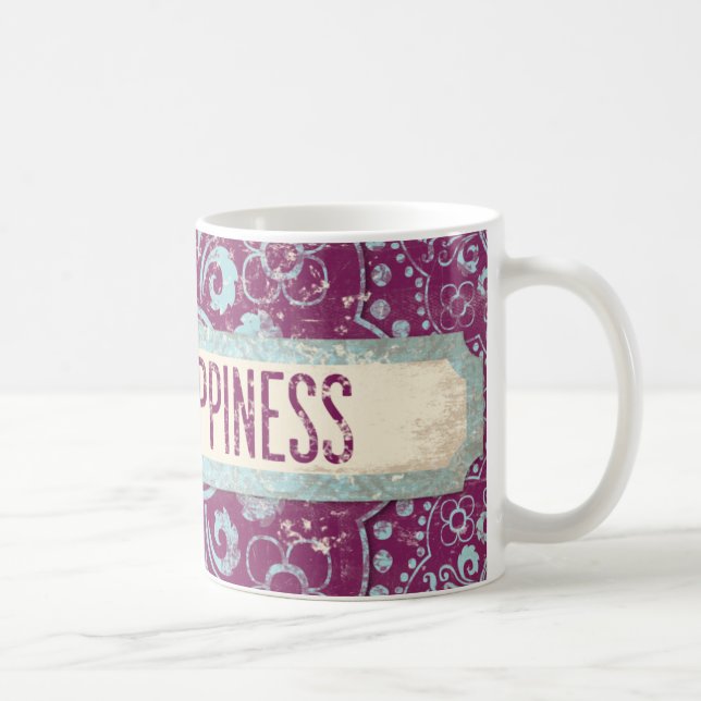 Taza De Café Felicidad absoluta Tea Coffee Mug (Derecha)