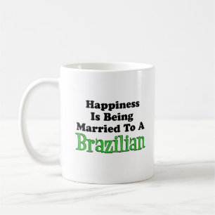 Taza De Café Felicidad casada con el brasilen@o