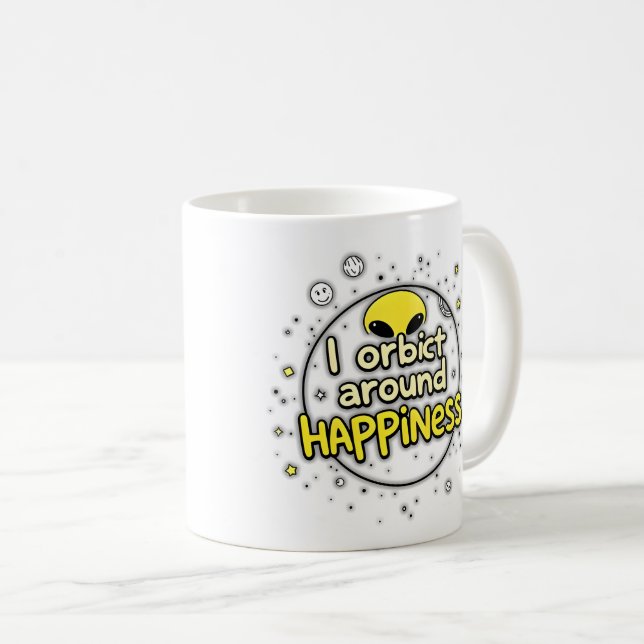 Taza De Café Felicidad cósmica (Anverso derecho)