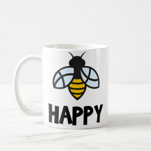 Taza De Café Felicidad de Abejas Apicultor Jardinería