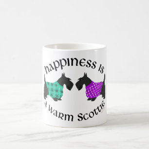 Taza De Café Felicidad del Terrier Escocés