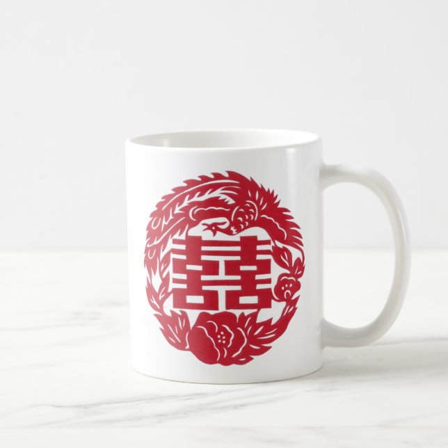 Taza De Café Felicidad doble Phoenix (Derecha)