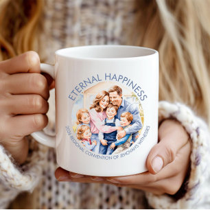 Taza De Café Felicidad eterna para niños y adultos