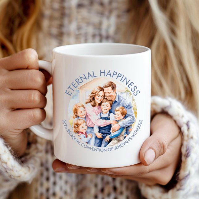 Taza De Café Felicidad eterna para niños y adultos (Subido por el creador)