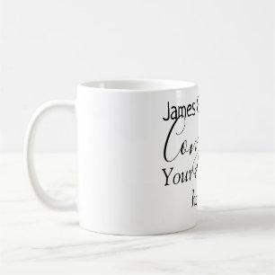 Taza De Café Felicidades agregar nombre mensaje boda pareja rec