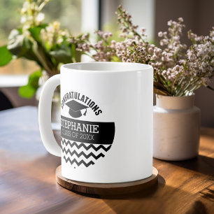 Taza De Café Felicidades Graduado - Graduación Personalizada