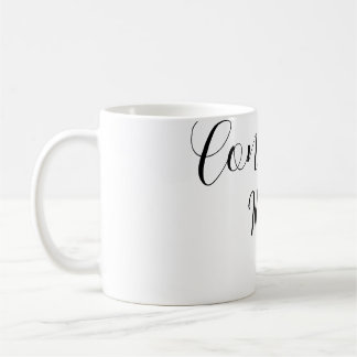 Taza De Café Felicidades graduado nombre simple minimal año cla