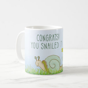 Taza De Café Felicidades, Lo Lograste con Lentitud, Humorístico