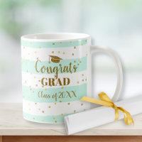 Felicidades por la graduación Grad Dorado Brillo R