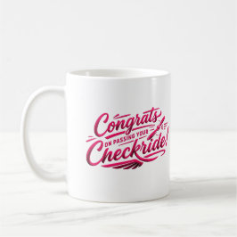 Taza De Café Felicidades por pasar tu checkride!