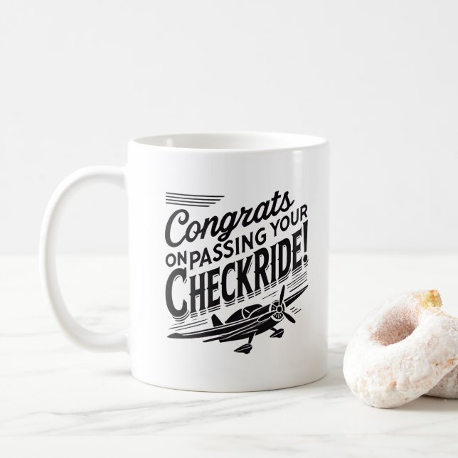 Taza De Café ¡Felicidades por pasar tu chequera! (Con donut)