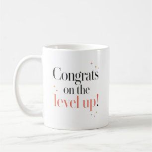Taza De Café Felicidades por subir de nivel