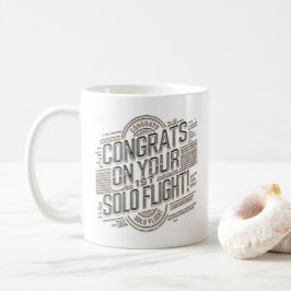 Taza De Café Felicidades por tu primer café solo