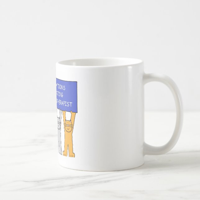 Taza De Café Felicitaciones a los graduados de terapeutas físic (Derecha)