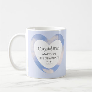 Taza De Café Felicitaciones de graduación con cielo azul claro