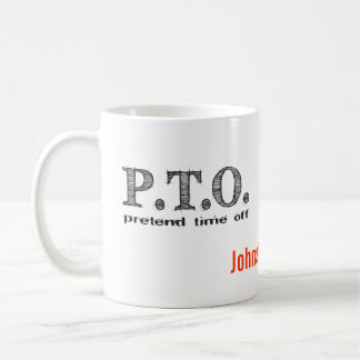 Taza De Café Felicitaciones Divertidas Ascendido a Tiempo Libre