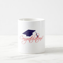 Taza De Café Felicitaciones gorra de graduación