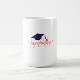 Taza De Café Felicitaciones gorra de graduación Coffee Mug