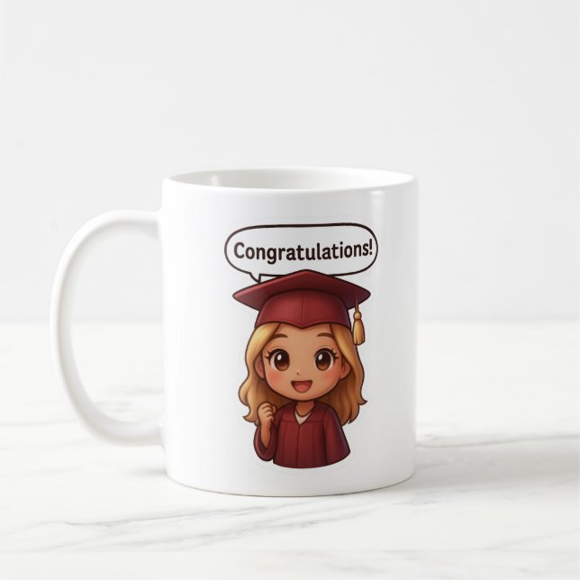 Taza De Café Felicitaciones Grad (Izquierda)