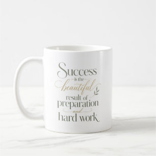 Taza De Café Felicitaciones por el Ascenso por el Trabajo Duro