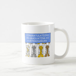 Taza De Café Felicitaciones por graduarse como veterinario