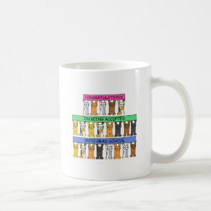 Taza De Café Felicitaciones por la admisión a la escuela de po