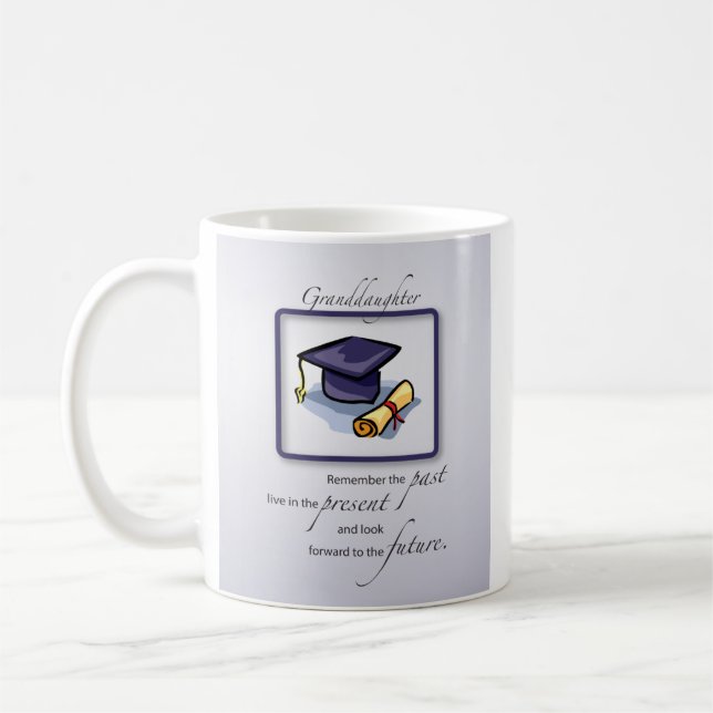 Taza De Café Felicitaciones por la graduación de nieta (Izquierda)