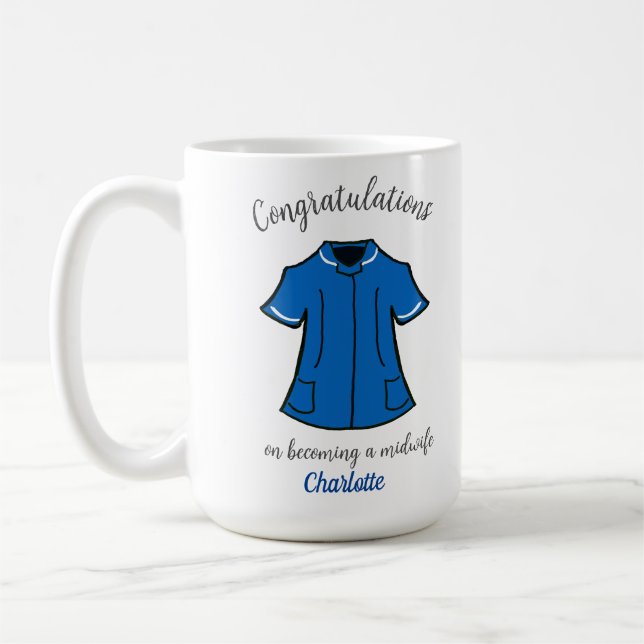 Taza De Café Felicitaciones por ser partera (Izquierda)