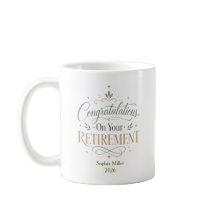 Felicitaciones por su jubilación Personalizado 