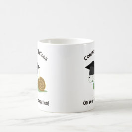 Taza De Café Felicitaciones por tu caracol de graduación