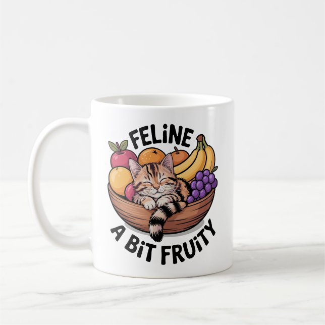Taza De Café Feline a Bit Fruity - Cozy Cat (Izquierda)