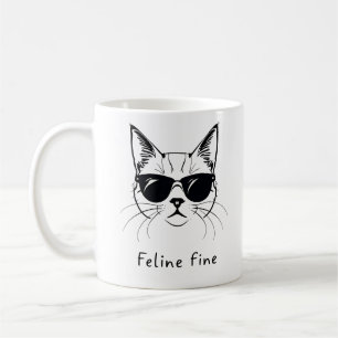 Taza De Café Feline Fine