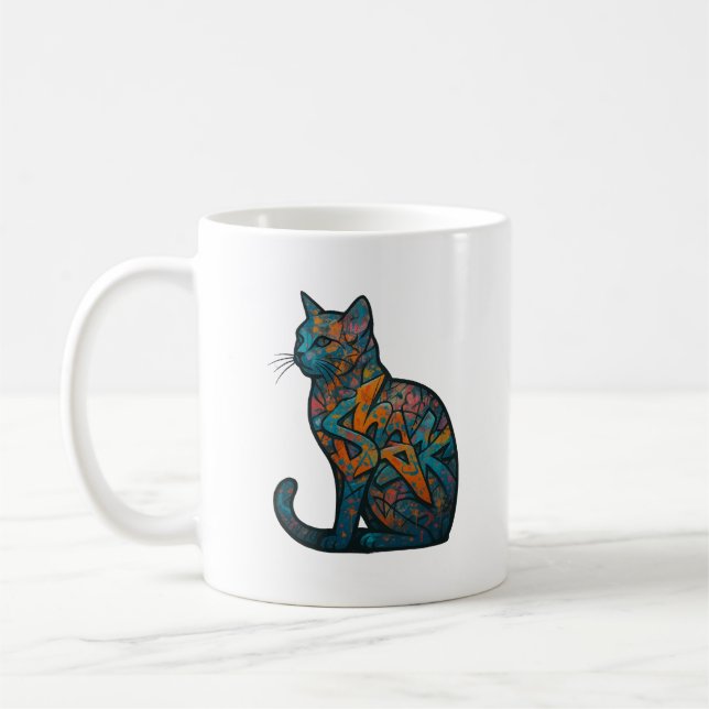 Taza De Café Feline Inferno (Izquierda)