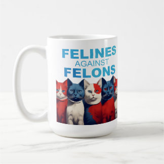 Taza De Café Felines contra los Felones - KAMALA 2024 mug