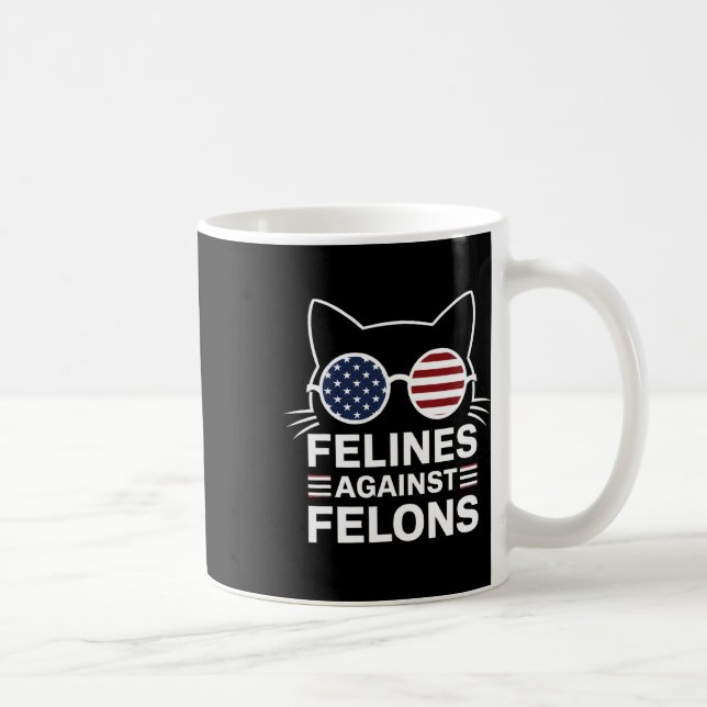 Taza De Café Felinos contra los Felinos (Derecha)