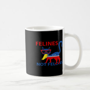 Taza De Café Felinos No Felones Divertida Kamala Dama De Los Ga