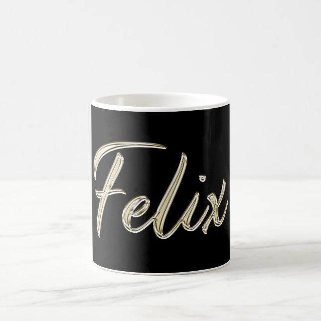 Taza De Café Felix Name whitegold Tasse Teetasse Kaffeetasse (Centro)