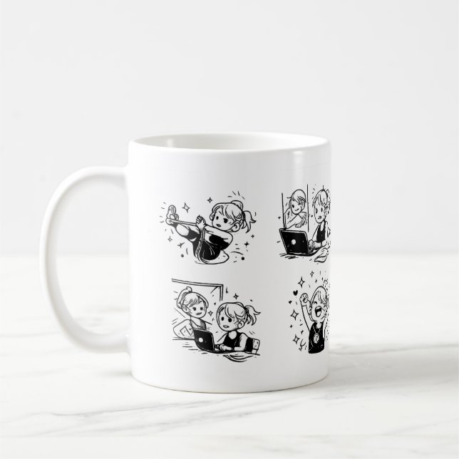 Taza De Café feliz (Izquierda)