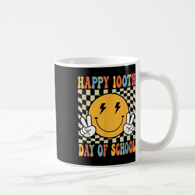 Taza De Café Feliz 100 días 100° día de escolaridad (Derecha)