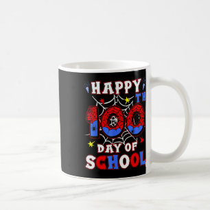 Taza De Café Feliz 100 Días De Escuela 100º Día Flor Profesor