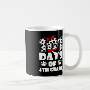 Taza De Café Feliz 101 días en la escuela de cuarto grado Perro