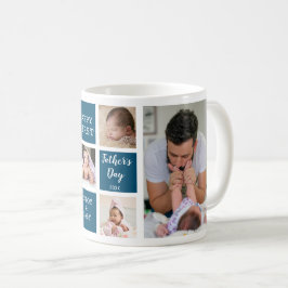 Taza De Café Feliz 1° Día del Padre 5 Océano Collage de fotos A