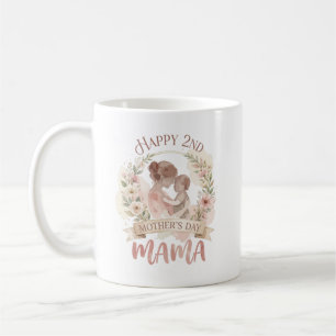Taza De Café Feliz 2do Día de las Madres Mamá para Hombres Muje
